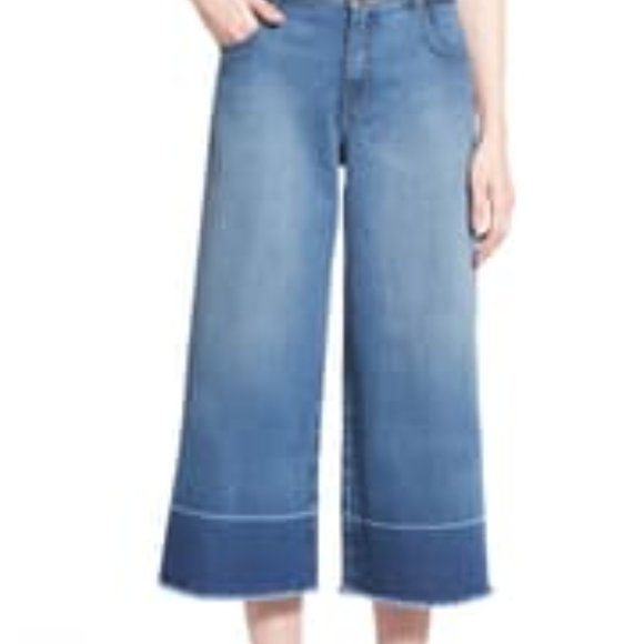 Olivia Palermo & Chelsea28 Denim - Olivia Palermo & Chelsea28 High Rise Denim Culotte